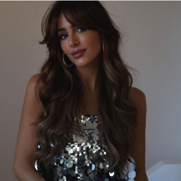 Zara BLOGGER'S FAVE! Silver Sequin Mini Dress - Picture 7 of 13